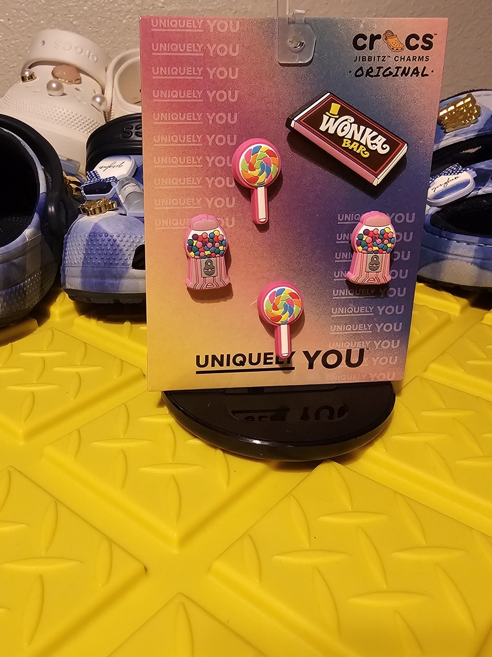 Authentic Pink Candy & Wonka Crocs Jibbitz - Picture 4 of 4